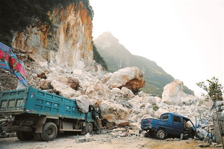 采石場運輸石料
